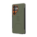UAG Civilian Pro - obudowa Samsung Galaxy S25 Ultra 5G z modułem magnetycznym (oliwkowy/pomarańczowy)