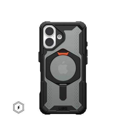 UAG Plasma XTE Magsafe - obudowa ochronna z podstawką do iPhone 16 kompatybilna z MagSafe (black/orange) UAG Plasma XTE Magsafe - obudowa ochronna z podstawką do iPhone 16 kompatybilna z MagSafe (black/orange)