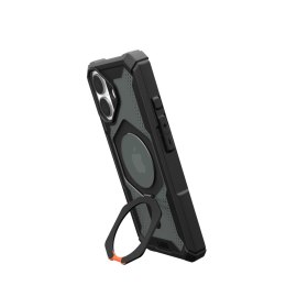UAG Plasma XTE Magsafe - obudowa ochronna z podstawką do iPhone 16 kompatybilna z MagSafe (black/orange)