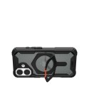 UAG Plasma XTE Magsafe - obudowa ochronna z podstawką do iPhone 16 kompatybilna z MagSafe (black/orange)
