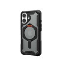 UAG Plasma XTE Magsafe - obudowa ochronna z podstawką do iPhone 16 kompatybilna z MagSafe (black/orange)