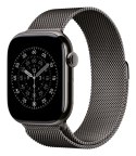 Apple 46mm Slate Milanese Loop - S/M