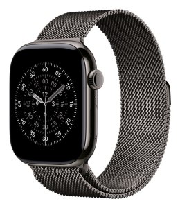 Apple 46mm Slate Milanese Loop - S/M
