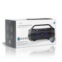Głośnik Nedis Party Boombox 60W LED [60W/ 6Std Akku/ Bluetooth/ TWS/ LED]