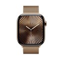 Opaska Milanese Armband für Apple Watch 46mm Gold (S/M)