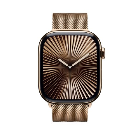 Opaska Milanese Armband für Apple Watch 46mm Gold (S/M) Opaska Milanese Armband für Apple Watch 46mm Gold (S/M)
