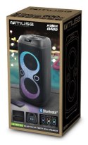 Przenośna kolumna imprezowa Muse M-1937 DJ 600 W Bluetooth Czarna Bezprzewodowa