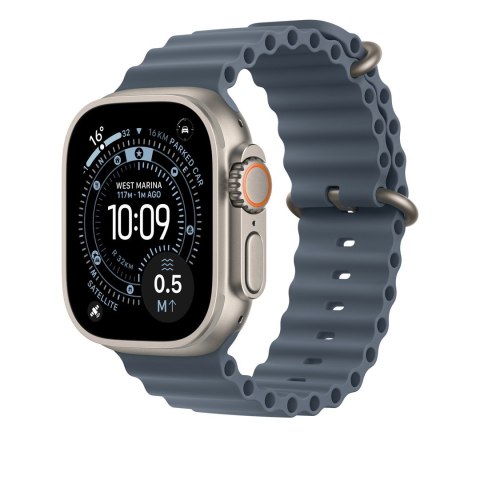 Zegarek Apple 49mm Anchor Blue Ocean Band - Natural Titanium Finish Zegarek Apple 49mm Anchor Blue Ocean Band - Natural Titanium Finish