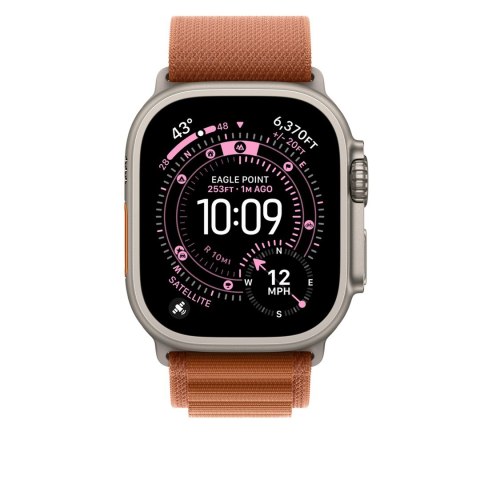 Zegarek Apple 49mm Terra Cotta Alpine Loop Medium - Natural Titanium Finish Zegarek Apple 49mm Terra Cotta Alpine Loop Medium - Natural Titanium Finish