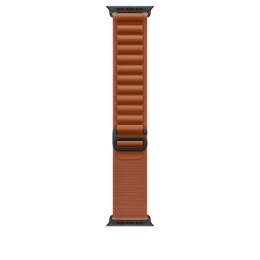Zegarek Apple Watch 49mm Terra Cotta Alpine Loop - Medium - Black Titanium Finish