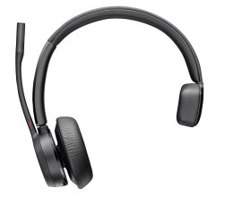 POLY Jednouszny zestaw słuchawkowy USB A Voyager 4310 + przejściówka BT700 USB-A + podstawka ładująca