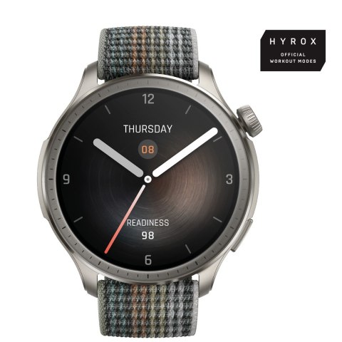Amazfit Balance 3,81 cm (1.5") AMOLED 46 mm Cyfrowy 480 x 480 px Ekran dotykowy Szary Wi-Fi GPS Amazfit Balance 3,81 cm (1.5") AMOLED 46 mm Cyfrowy 480 x 480 px Ekran dotykowy Szary Wi-Fi GPS