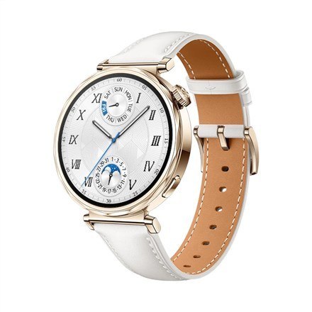 Huawei WATCH GT 5 41mm | Inteligentny zegarek | GPS (satelitarny) | Dioda AMOLED | 1,32 cala | Biały Huawei WATCH GT 5 41mm | Inteligentny zegarek | GPS (satelitarny) | Dioda AMOLED | 1,32 cala | Biały
