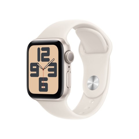 Zegarek Apple Watch SE (2024) GPS 40mm Starlight Aluminium Case with Sport Band M/L - Starlight Zegarek Apple Watch SE (2024) GPS 40mm Starlight Aluminium Case with Sport Band M/L - Starlight