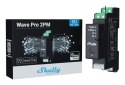 Shelly Qubino Wave Pro 2PM? przekaźnik zasilający Czarny