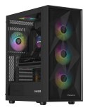 Obudowa komputera Genesis NLG-2321 czarna zest. do chłodzenia płynami