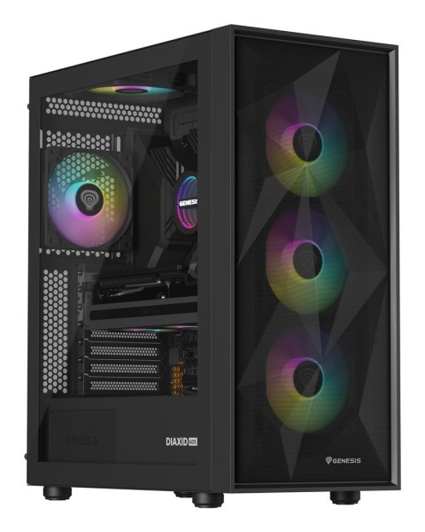Obudowa komputera Genesis NLG-2321 czarna zest. do chłodzenia płynami Obudowa komputera Genesis NLG-2321 czarna zest. do chłodzenia płynami