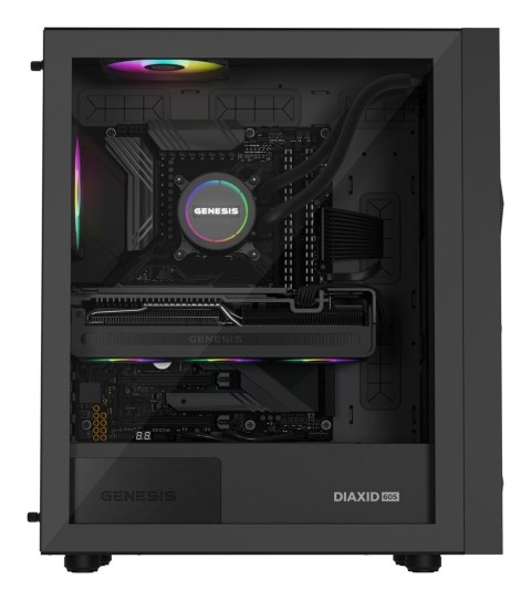 Obudowa komputera Genesis NLG-2321 czarna zest. do chłodzenia płynami Obudowa komputera Genesis NLG-2321 czarna zest. do chłodzenia płynami
