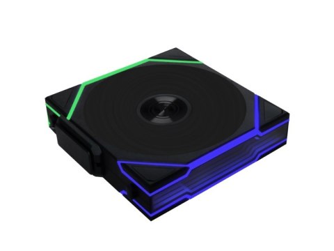 Wentylator Lian Li UNI FAN TL Wireless LCD Lüfter ARGB PWM Reverse Blade 120mm czarny Wentylator Lian Li UNI FAN TL Wireless LCD Lüfter ARGB PWM Reverse Blade 120mm czarny
