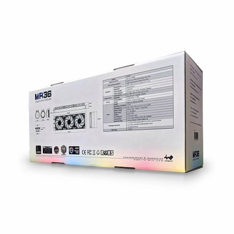 In Win IW-LC-MR36 system chłodzenia komputerów Procesor Zestaw do chłodzenia płynami 12 cm Czarny In Win IW-LC-MR36 system chłodzenia komputerów Procesor Zestaw do chłodzenia płynami 12 cm Czarny