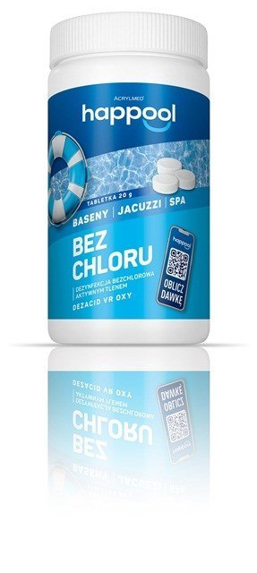 Acrylmed 0,4kg Dezacid VR OXY Tabletki tlenowe do dezynfekcji wody basenowej Acrylmed 0,4kg Dezacid VR OXY Tabletki tlenowe do dezynfekcji wody basenowej