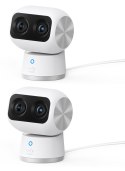 Anker Eufy | Wewnętrzna kamera bezpieczeństwa | S350 | Obiektyw szerokokątny | Blat stołu | Karta Micro SD, maks. 128 GB | Biały