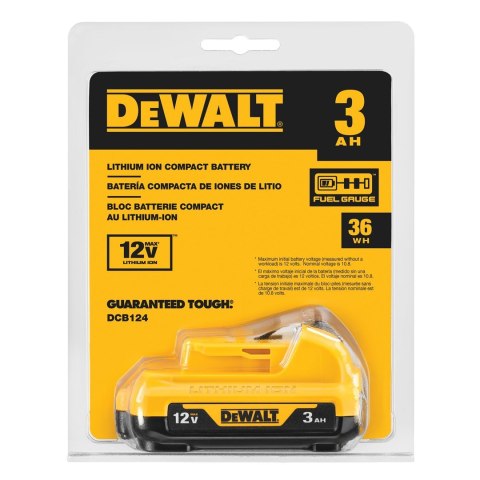 DeWALT DCB124-XJ bateria/ładowarka do elektronarzędzi DeWALT DCB124-XJ bateria/ładowarka do elektronarzędzi