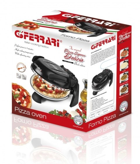 G3 Ferrari Delizia urządzenie do wypieku pizzy 1 pizza(e) 1200 W Czarny G3 Ferrari Delizia urządzenie do wypieku pizzy 1 pizza(e) 1200 W Czarny