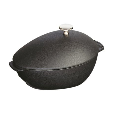 Garnek żeliwny owalny małż STAUB 40509-494-0 - czarny 2 ltr Garnek żeliwny owalny małż STAUB 40509-494-0 - czarny 2 ltr