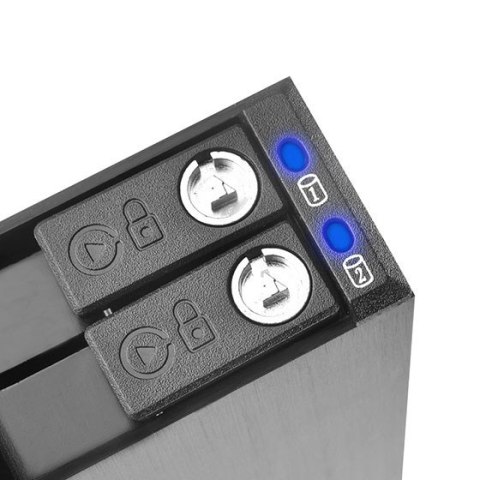 Silverstone SST-FS202B panel drive bay Czarny Silverstone SST-FS202B panel drive bay Czarny