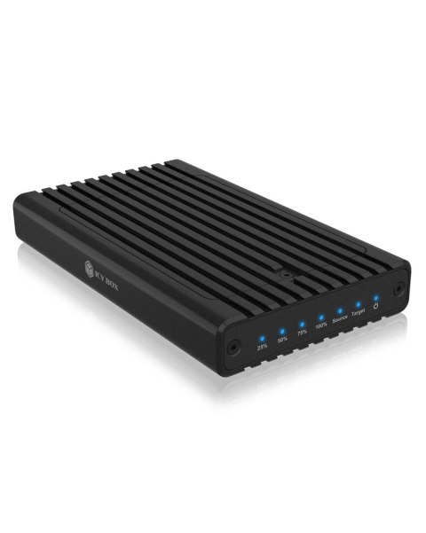 Adapter IcyBox z funkcją klonowania dla M.2 NVMe SSD USB3.2 Gen2 retail Adapter IcyBox z funkcją klonowania dla M.2 NVMe SSD USB3.2 Gen2 retail