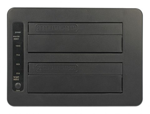 Delock USB Type-C 3.1 Stacja dokująca na 2 x SATA HDD / SSD Delock USB Type-C 3.1 Stacja dokująca na 2 x SATA HDD / SSD