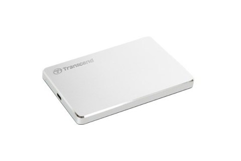 Transcend StoreJet 25C3S zewnętrzny dysk twarde 2 TB 2.5" USB Type-C 3.2 Gen 1 (3.1 Gen 1) Srebrny Transcend StoreJet 25C3S zewnętrzny dysk twarde 2 TB 2.5" USB Type-C 3.2 Gen 1 (3.1 Gen 1) Srebrny