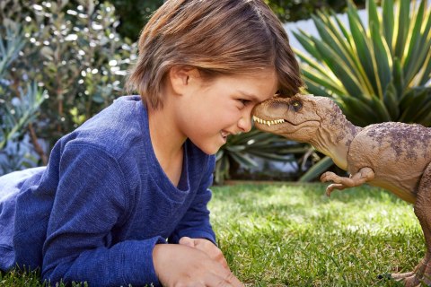 Figurka Mattel Jurassic World T-Rex Totalny atak HXF53 WB2 Figurka Mattel Jurassic World T-Rex Totalny atak HXF53 WB2