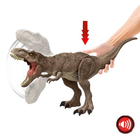 Figurka Mattel Jurassic World T-Rex Totalny atak HXF53 WB2 Figurka Mattel Jurassic World T-Rex Totalny atak HXF53 WB2