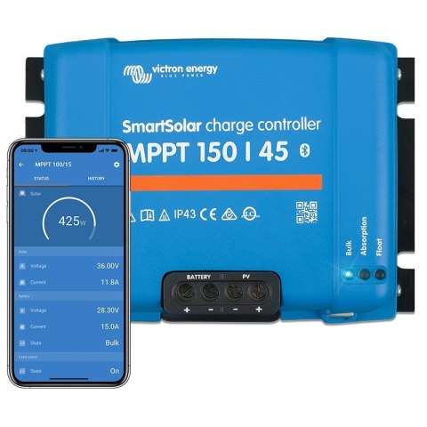 Ładowarka solarna Victron Energy SmartSolar MPPT 150/45 Ładowarka solarna Victron Energy SmartSolar MPPT 150/45