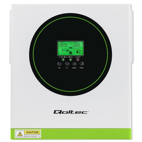 Qoltec Hybrydowy inwerter solarny Off-Grid 1500W | 100A | 12V | MPPT | Sinus | Opcja Wi-Fi | Power Factor 1.0 Qoltec Hybrydowy inwerter solarny Off-Grid 1500W | 100A | 12V | MPPT | Sinus | Opcja Wi-Fi | Power Factor 1.0