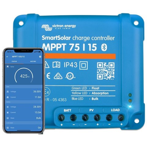 Victron Energy SmartSolar MPPT 75/15 Victron Energy SmartSolar MPPT 75/15