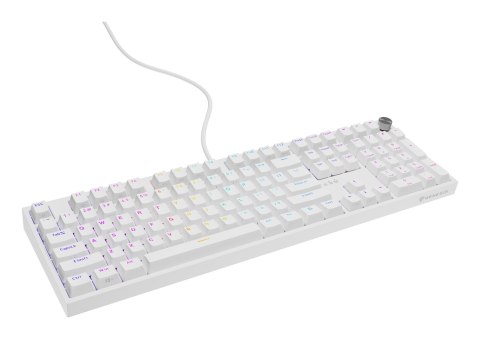 GENESIS NKG-2300 klawiatura Uniwersalne USB QWERTY Angielski Biały GENESIS NKG-2300 klawiatura Uniwersalne USB QWERTY Angielski Biały