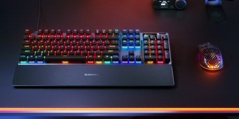 Klawiatura Gaming USB-C SteelSeries Apex Pro Gen 3 Wired US Layout Czarny Klawiatura Gaming USB-C SteelSeries Apex Pro Gen 3 Wired US Layout Czarny