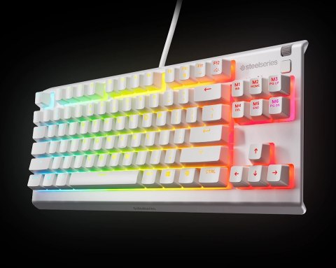 Klawiatura SteelSeries Apex 3 TKL US, white Klawiatura SteelSeries Apex 3 TKL US, white