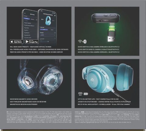 Słuchawki Steelseries Arctis Nova 3X Wireless for Xbox, Aqua Słuchawki Steelseries Arctis Nova 3X Wireless for Xbox, Aqua