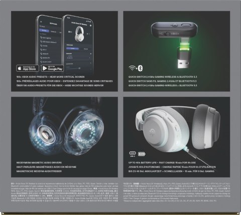 Słuchawki Steelseries Arctis Nova 3X Wireless for Xbox, White Słuchawki Steelseries Arctis Nova 3X Wireless for Xbox, White