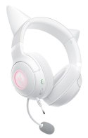 Zestaw słuchawkowy Razer Kraken Kitty V2 przewodowe nauszne z mikrofonem i redukcją szumów biały