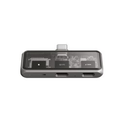 Satechi USB-C PD Mobile XR Hub i czytnik kart MicroSD gwiezdny szary