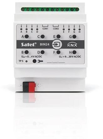 Satel KNX-BIN24 inteligentny dom - sterownik Montaż na szynie DIN 8 kan. Satel KNX-BIN24 inteligentny dom - sterownik Montaż na szynie DIN 8 kan.