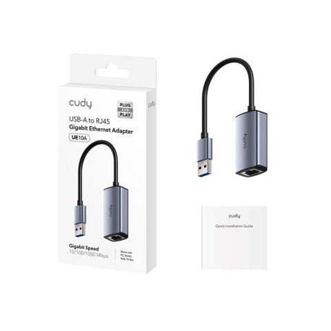 CUDY UE10A Adapter USB-A to Ethernet CUDY UE10A Adapter USB-A to Ethernet