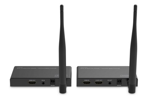Digitus Bezprzewodowy zestaw przedłużacza/rozdzielacza sygnału HDMI (100 m, 1 x 4) Digitus Bezprzewodowy zestaw przedłużacza/rozdzielacza sygnału HDMI (100 m, 1 x 4)