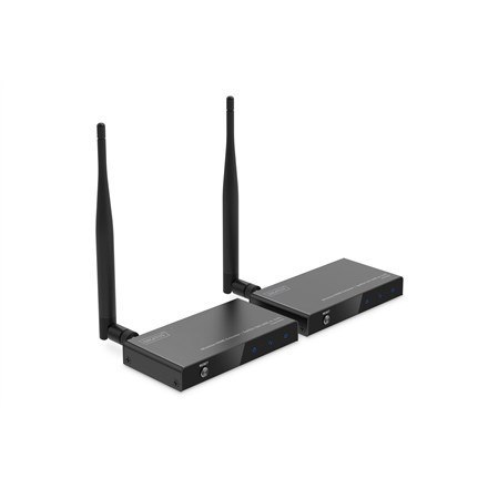 Digitus Bezprzewodowy zestaw przedłużacza/rozdzielacza sygnału HDMI (100 m, 1 x 4) Digitus Bezprzewodowy zestaw przedłużacza/rozdzielacza sygnału HDMI (100 m, 1 x 4)