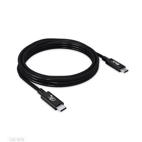 CLUB3D CAC-1575 kabel USB USB4 Gen 2x2 2 m USB C Czarny CLUB3D CAC-1575 kabel USB USB4 Gen 2x2 2 m USB C Czarny